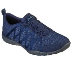Skechers Relaxed Fit: Breathe-Easy - Infi-Knity -Shoes Shop 100301 NVY F