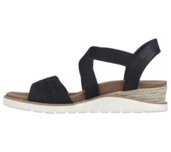 Skechers BOBS Arch Fit Beach Kiss - Boho Beyond 8 Skechers BOBS Arch Fit Beach Kiss - Boho Beyond -Shoes Shop 114013 BLK D