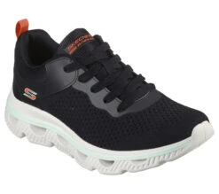 Skechers BOBS Sport Arc Waves - BOBS Star -Shoes Shop 117168 BLK F