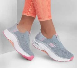 Skechers Slip-ins Max Cushioning AF - Fluidity 7 Skechers Slip-ins Max Cushioning AF - Fluidity -Shoes Shop 128924 GYPK B