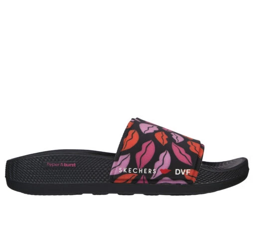 Skechers DVF: Hyper Slide - Sky Gloss -Shoes Shop 140465 BKMT