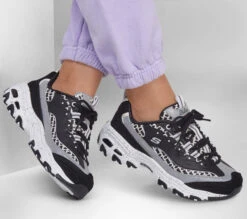 Skechers DVF: D'Lites - Link Up 6 Skechers DVF: D'Lites - Link Up -Shoes Shop 150163 BKWG B