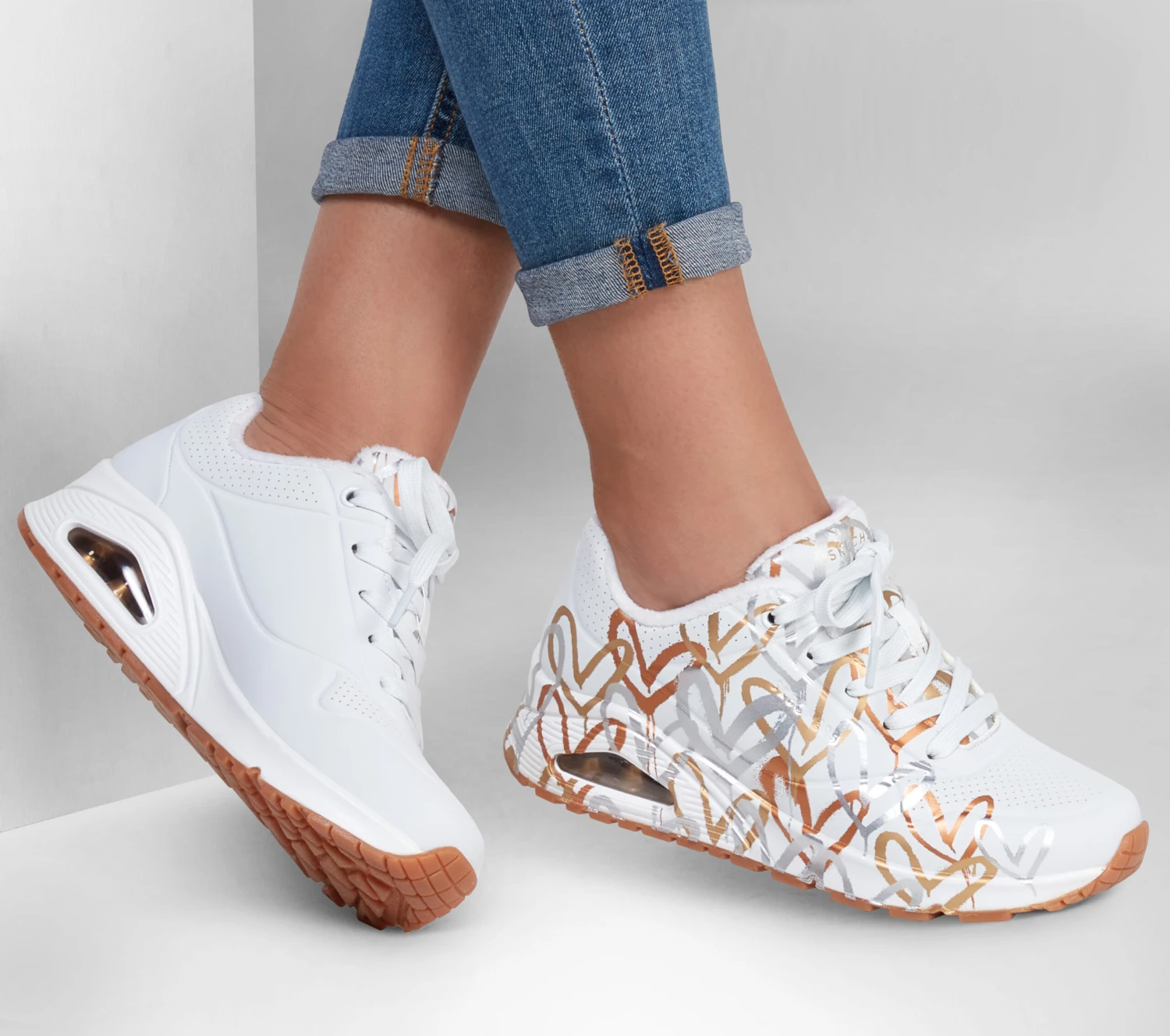 Skechers X JGoldcrown: Uno - Metallic Love 2 Skechers X JGoldcrown: Uno - Metallic Love - Image 2
